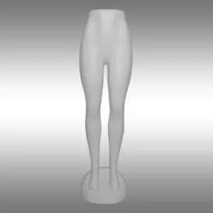 Bayan Pantolonluk Mankeni Tablalı Beyaz Ön Görünüm