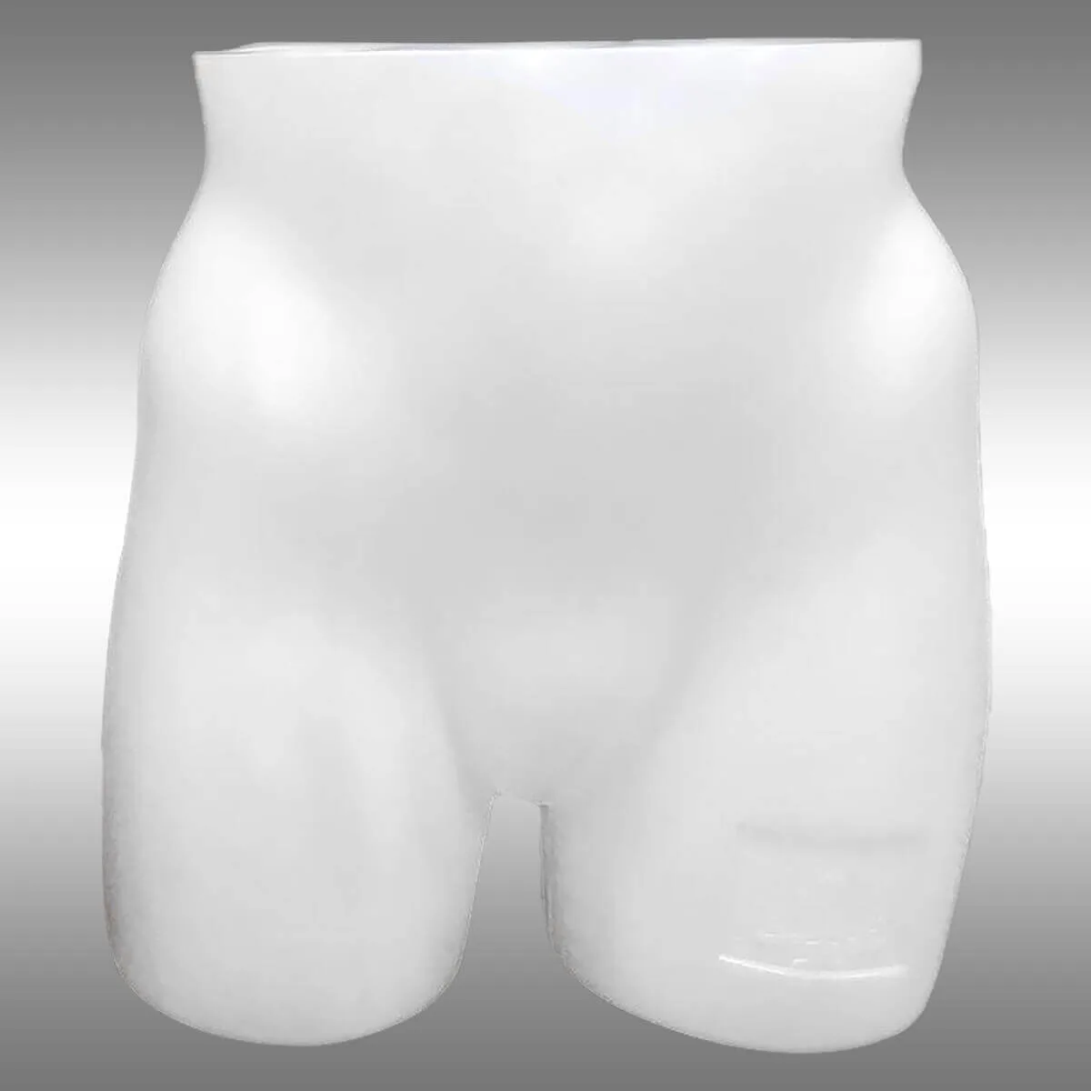 Plastik Bayan Şortluk Mankeni Düz Beyaz Plastik Bayan Şortluk Mankeni Düz Beyaz